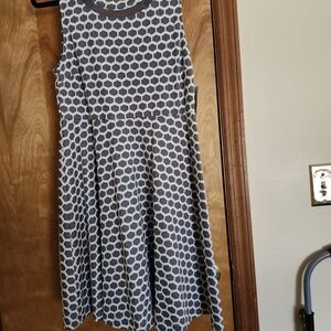 Pixley Gray and White Textured Dress
